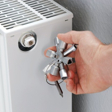 Ключ для шкафа управления KNIPEX МНОГОФУНКЦИОНАЛЬНЫЕ КЛЮЧИ TwinKey 00 11 01