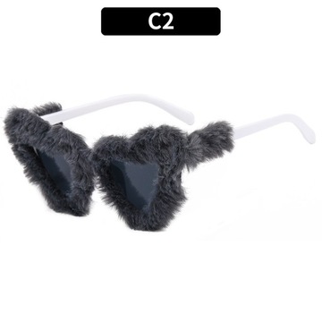 OKULARY PRZECIWSŁONECZNE Vintage Retro w kształcie