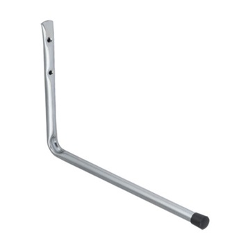 HAK PROSTY STALOWY DO GARAŻU UCHWYT 250X170 DOMAX
