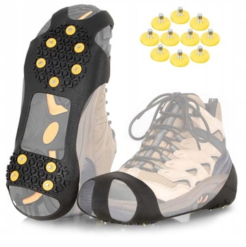 ПРОТИВОСКОЛЬЗЯЩИЕ КОШКИ БАДЫ УНИВЕРСАЛЬНЫЕ РУЧКИ 35-43