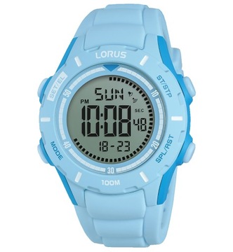 Lorus zegarek damski młodzież cyfrowy elektroniczny wodoszczelny R2371MX9