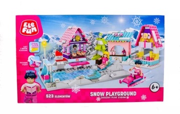 ELEFUN klocki ŚNIEŻNY PLAC ZABAW 523 elementy