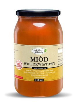 PROZDROWOTNY MIÓD WIELOKWIATOWY 1200G +GRATIS