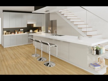 Акриловые фасады Акрил-24 ICE GREY GLOSS 1086x596