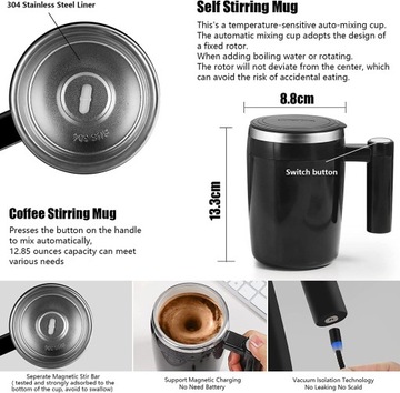 Кофейные кружки THERMAL SELF-MIXING MUG 380мл