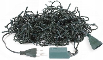 Рождественские елочные гирлянды 200 светодиодов, многоцветные, для улицы, интерьера, программатора