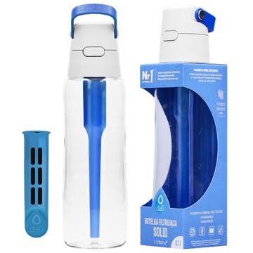 SOLID DAFI BUTELKA FILTRUJĄCA SOLID 0,7L SZAFIROWA + WKŁAD