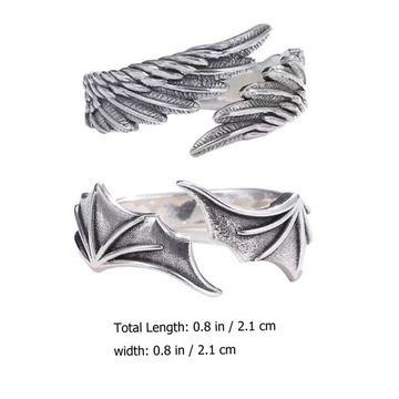 Кольца для салфеток в стиле ретро с мотивом крыльев