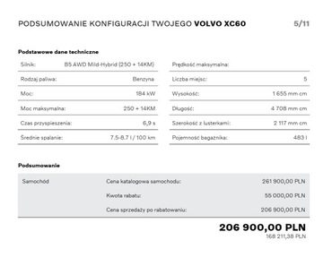 Volvo XC60 II 2026 VOLVO XC60 PLUS BRIGHT B5 AWD, zdjęcie 14