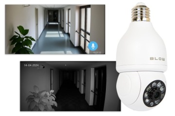 WIFI КАМЕРА ВНУТРЕННЯЯ ВРАЩАЮЩАЯСЯ ЛАМПА E27 РЕЗЬБА IP 3MP МОНИТОРИНГ TUYA