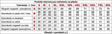 Spodenki bermudy szorty baw FR do 8XL 4XL cz-cz PL