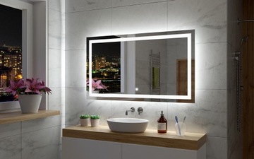 Зеркало 70x50 со светодиодной подсветкой и MALAGA SWITCH