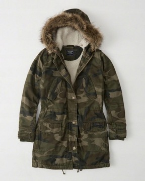 Abercrombie&Fitch kurtka 38 M camo parka moro 1050 zł !\