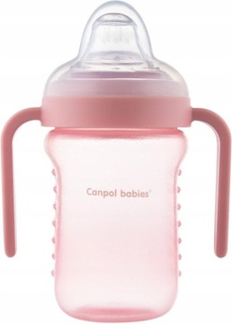Canpol Kubek niekapek silikonowy ustnik 220ml