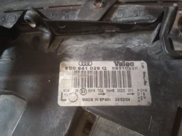8E0941029Q SVĚTLO LEVÝ A4 B6 XENON