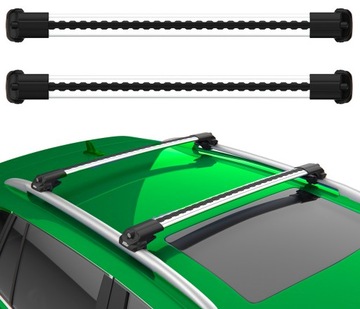 Bagażnik Aluminiowy aerodynamiczny Inter Pack Quiet XT RR, belki 90/90 cm