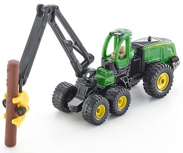 SIKU 1652 Traktor leśny z dźwigiem HDS +bale 1:87