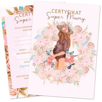 BABY SHOWER TEST + CERTYFIKAT PRZYSZŁEJ MAMY Y3