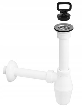 SYFON UMYWALKOWY Z METALOWYM SITKIEM 210WH+2SO32WH
