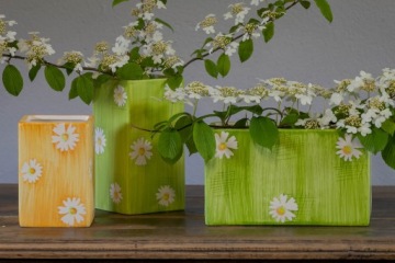 BONICA желтая ваза - ХИТ цена