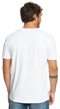 Quiksilver T-Shirt Between The Lines EQYZT07216 Biały Regular Fit