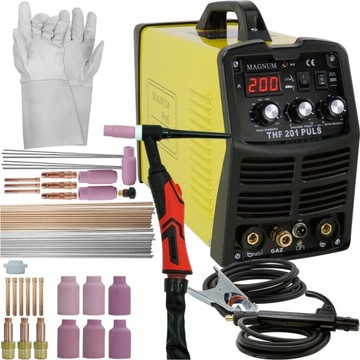 SPAWARKA Magnum TIG DC THF 200 A puls HF zestaw