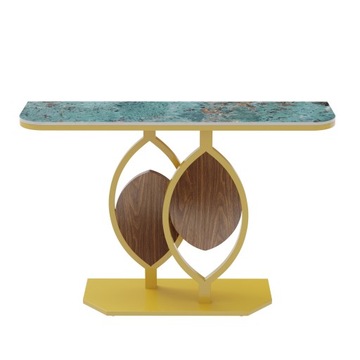 Мраморная консольная полка для прихожей и гостиной 120х30х78см