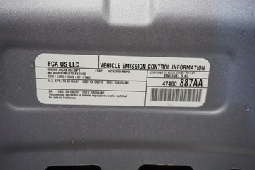 CHRYSLER PACIFICA 2017–2021 Капот Передняя крышка двигателя США