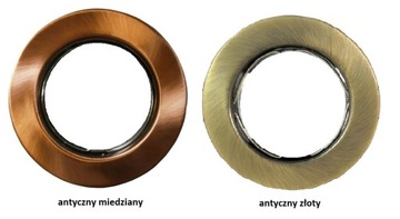 Патрон галогенной лампы для светодиодов GU10 OLD GOLD