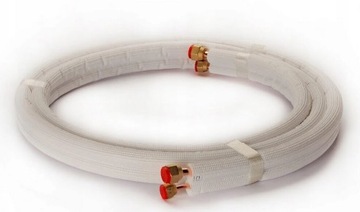 Rurki do klimatyzacji Ebrille 1/4'' + 3/8'' z kielichami 3 metry