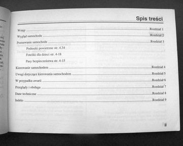 KIA Sephia-Shuma II (1997-2000) -Instr. Obsługi PL