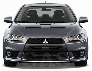Mitsubishi Lancer Evo-Chromowane Listwy Chrome Grill Atrapy Zderzaka Tuning