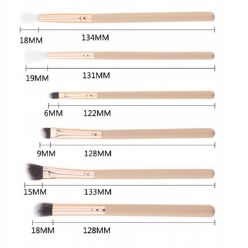 Женский профессиональный набор кистей для макияжа глаз из 12 шт.