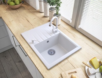 ДОЗАТОР ЖИДКОГО МЫЛА БЕЛЫЙ МОЙКА МАКОВИНА ГРАНИТ