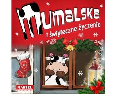 KSIĄŻKA SZTYWNE STRONY KARTONOWA KRÓWKA MUMALSKA I ŚWIĄTECZNE ŻYCZENIE 2 9+