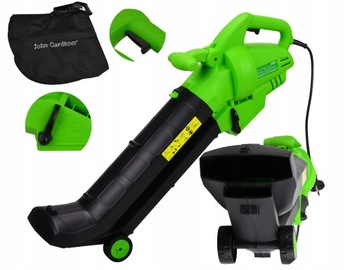 ELEKTRYCZNA DMUCHAWA ODKURZACZ LIŚCI OGRODNICZA 45L 3300W 3 FUNKCJE MOCNA