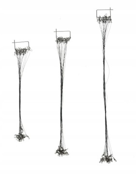 HOKKAIDO Вольфрамовые поводки 60 шт. 15/20/25 СМ PRO