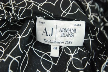 Armani Jeans Bluzeczka damska z falbanami *** 38