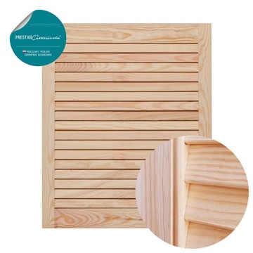 Drzwiczki ażurowe sosnowe 44,4 x 60,6 Fronty szuflady producent drewna diy