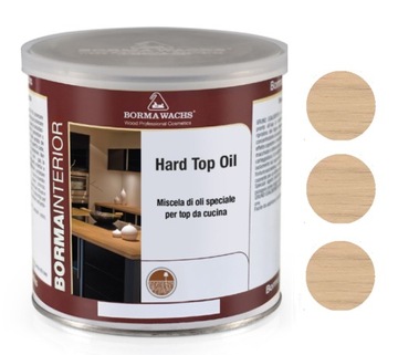 Olej Twardy Borma Top Oil Natural 6020 do blatów Bezbarwny Mat 0,75