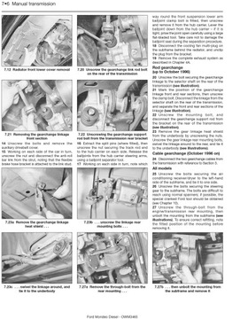 АВТОМОБИЛЬ FORD MONDEO R4 1.8 TD (93-00) РУКОВОДСТВО ПО РЕМОНТУ