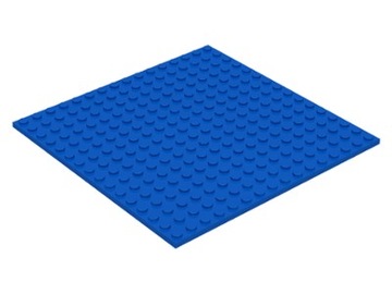 LEGO 91405 PŁYTKA 16x16 niebieska NOWA (35g)