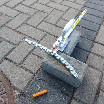 ИЗМЕРЕНИЕ МОЩНОСТИ ШАБЛОН МОСУТОЧНОГО КУБА Mimal Тротуарный металлический угол