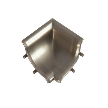 NAROŻNIK WEWNĘTRZNY Listwy Przyblatowej MINI CHROM