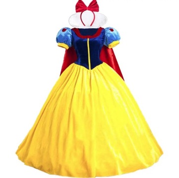 STRÓJ KOSTIUM KRÓLEWNA ŚNIEŻKA COSPLAY 158/164