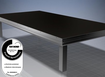 SCENA 8 PODESTÓW + NOGI 60cm + SCHODY, PRZELEWY