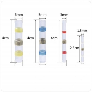 НАБОР ИЗ 100 ШТ. БЫСТРОРАЗЪЕМНЫХ СОЕДИНЕНИЙ С ТЕРМОУСАДКОЙ