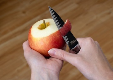 ZESTAW NOZY KUCHENNYCH KARBOWANYCH OSTRE 6 EL.