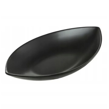 CZARNY półmisek salaterka SALSA PORCELANA ŁÓDKA 30,5x16 W-wa Łd