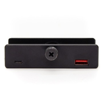 Orico Hub aktywny czarny biurkowy przykręcany 4x USB-A 5Gbps + kabel USB